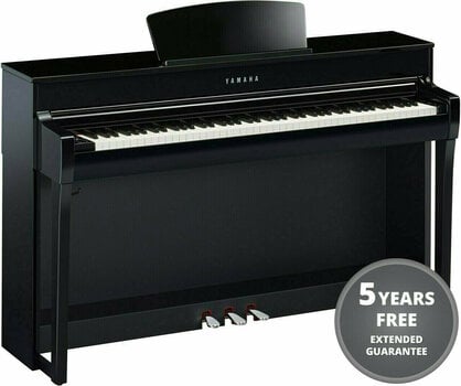 Digitális zongora Yamaha CLP 735 Polished Ebony Digitális zongora - 2