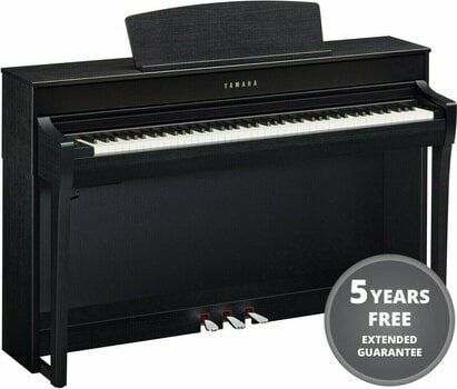 Pianino cyfrowe Yamaha CLP 745 Czarny Pianino cyfrowe - 2