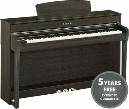 Digitális zongora Yamaha CLP 745 Dark Walnut Digitális zongora - 2