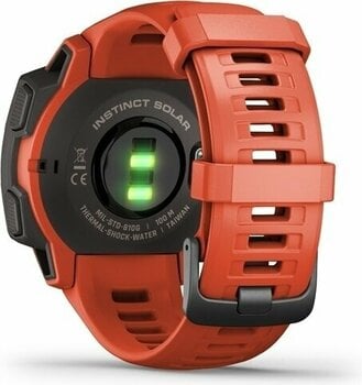Smartwatch Garmin Instinct Solar Flame Red Smartwatch - 7