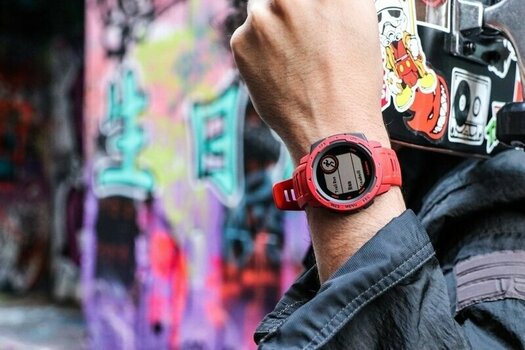 Smartwatch Garmin Instinct Solar Flame Red Smartwatch - 9