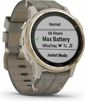 Smartwatches Garmin fénix 6S Pro Solar Light Gold/Shale Suede - 3