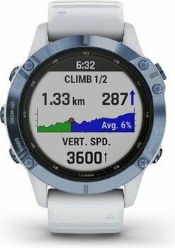 Smart hodinky Garmin fenix 6 Pro Solar Mineral Blue/Whitestone - 8
