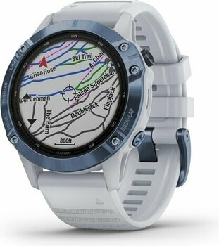 Smart hodinky Garmin fenix 6 Pro Solar Mineral Blue/Whitestone - 12
