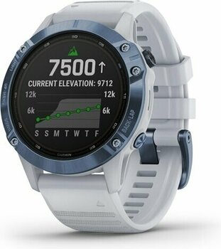 Smart hodinky Garmin fenix 6 Pro Solar Mineral Blue/Whitestone - 13