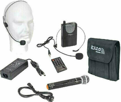 Bateriový PA systém Ibiza Sound PORT12VHF-GR-MKII Bateriový PA systém - 9