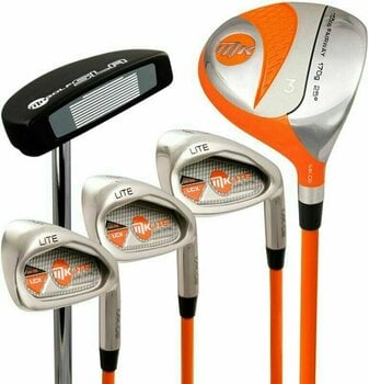 Komplettset MKids Golf MK Lite Half Set Left Hand Orange 49in - 125cm - 2