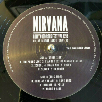 Vinyl Record Nirvana - Hollywood Rock Festival 1993 (2 LP) - 6
