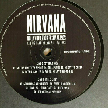 Vinylskiva Nirvana - Hollywood Rock Festival 1993 (2 LP) - 8