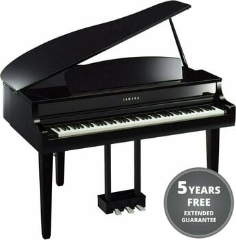 Piano grand à queue numérique Yamaha CLP 765 Polished Ebony Piano grand à queue numérique - 4