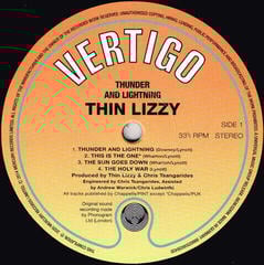 Schallplatte Thin Lizzy - Thunder And Lightning (LP) - 1
