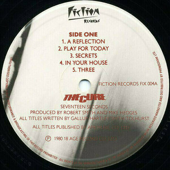 Vinyl Record The Cure - Seventeen Seconds (Picture Disc) (LP) - 3
