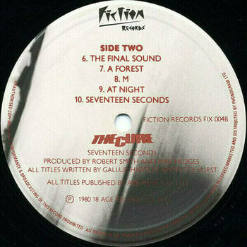 LP deska The Cure - Seventeen Seconds (Picture Disc) (LP) - 4
