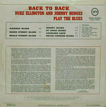 Disco de vinilo Duke Ellington - Back To Back (Duke Ellington & Johnny Hodges) (2 LP) - 2