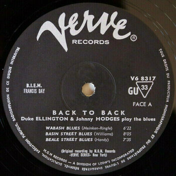 Disco de vinilo Duke Ellington - Back To Back (Duke Ellington & Johnny Hodges) (2 LP) - 3