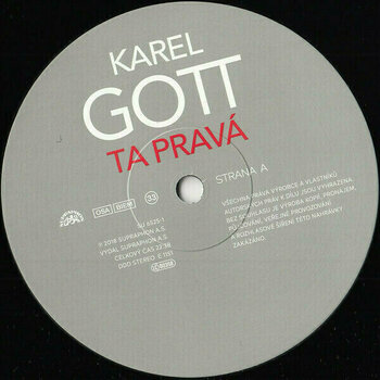 Vinyl Record Karel Gott - Ta pravá (LP) - 2
