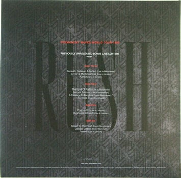 Schallplatte Rush - Permanent Waves (Deluxe Edition) (3 LP) - 2