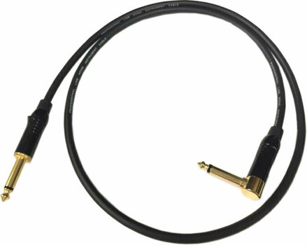 Instrument Cable Lewitz TGC017 Black 3 m Straight - Angled - 2