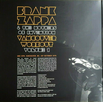 Vinylskiva Frank Zappa - Vancouver Workout Volume 1 (2 LP) - 7