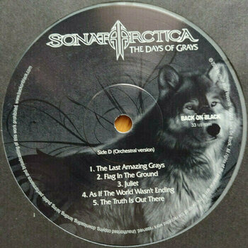 Vinyl Record Sonata Arctica - The Days Of Grays (Limited Edition) (2 LP) - 5