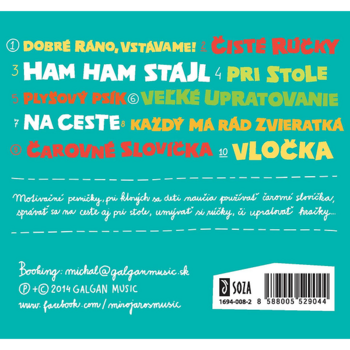 Zenei CD Miro Jaroš - Pesničky pre (ne)poslušné deti (CD) - 2