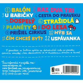Glazbene CD Miro Jaroš - Pesničky pre (ne)poslušné deti 3 (CD) - 2