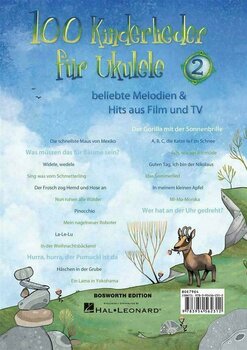 Sheet Music for Ukulele Hal Leonard 100 Kinderlieder Für Ukulele 2 Music Book - 2