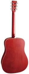 Guitarra acústica SX SD204 Transparent Red Guitarra acústica - 1