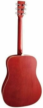 Akustikgitarre SX SD204 Transparent Red - 2