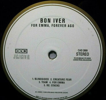 Vinyl Record Bon Iver - For Emma, Forever Ago (LP) - 4