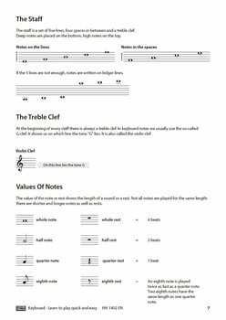 Παρτιτούρες για Πληκτροφόρα Όργανα Cascha Keyboard Learn To Play Quick And Easy Μουσικές νότες - 5