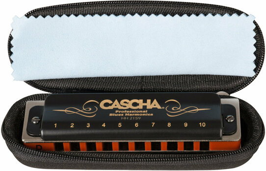 Diatonikus szájharmonika Cascha HH 2159 Professional Blues D - 5