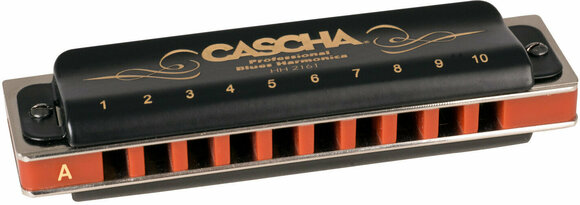 Diatonická ústna harmonika Cascha HH 2161 Professional Blues A - 2
