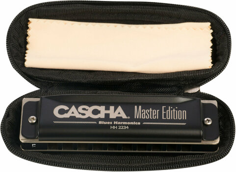 Diatonisch Mundharmonika Cascha HH 2234 Master Edition Blues E - 5