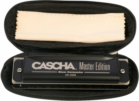 Diatonisk mundharmonika Cascha HH 2233 Master Edition Blues A - 5