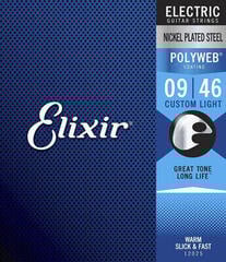 Struny do gitary elektrycznej Elixir 12025 Polyweb 9-46 Struny do gitary elektrycznej - 1