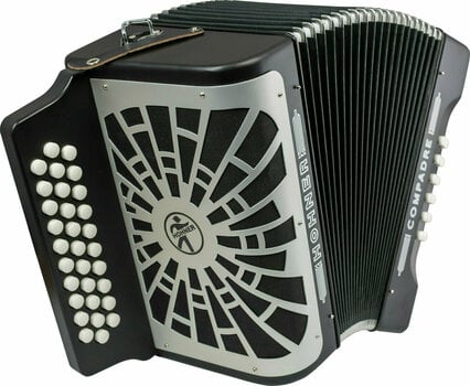 Diatonische accordeon Hohner Compadre GCF Zwart Diatonische accordeon - 3