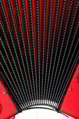 Diatonic Accordion Hohner Compadre GCF Diatonic Accordion Red - 1