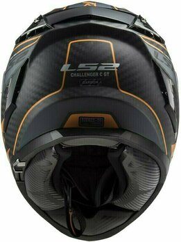 Helm LS2 FF327 Challenger Carbon Grid Matt Carbon Orange M Helm - 3