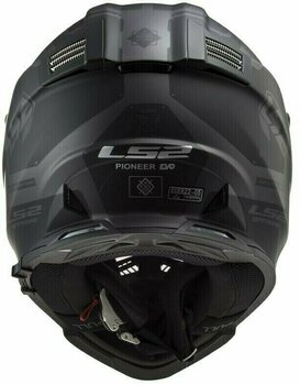 Helm LS2 MX436 Pioneer Evo Cobra Matt Black Blue M Helm - 5