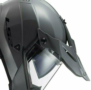 Helmet LS2 MX436 Pioneer Evo Cobra Matt Black Blue XL Helmet - 7