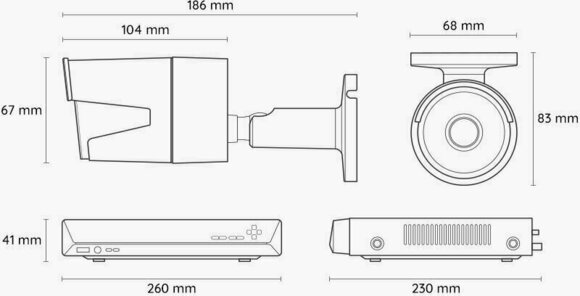 Smart kamera rendszer Reolink RLK8-410B4-2T-5MP Fehér-Fekete Smart kamera rendszer - 3
