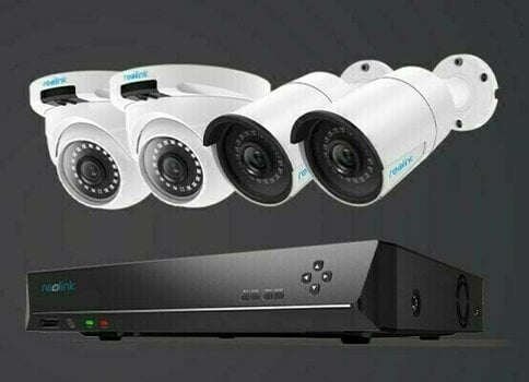 Smart kamera rendszer Reolink RLK8-410B2D2-2T-5MP Fehér-Fekete Smart kamera rendszer - 2