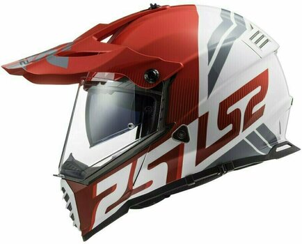 Helmet LS2 MX436 Pioneer Evo Evolve Red White M Helmet - 3