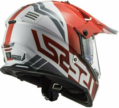 Helmet LS2 MX436 Pioneer Evo Evolve Red White M Helmet - 6