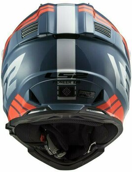 Helmet LS2 MX436 Pioneer Evo Evolve White Cobalt M Helmet - 5