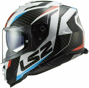 Helmet LS2 FF800 Storm Racer Blue Red M Helmet - 3