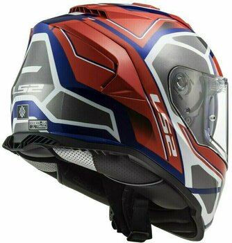 Helmet LS2 FF800 Storm Faster Red Blue M Helmet - 5