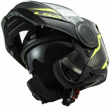Helmet LS2 FF902 Scope Skid Black H-V Yellow S Helmet - 3