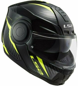 Kask LS2 FF902 Scope Skid Black H-V Yellow S Kask - 5